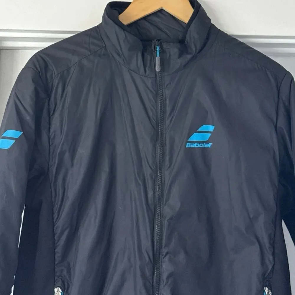 Babolat Men’s Black Padded Primaloft Lightweight Training Jacket / Size M *EUC